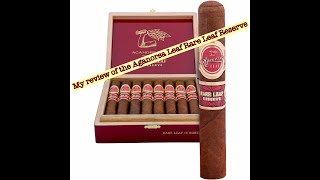 My cigar review of the Aganorsa Leaf Rare Leaf