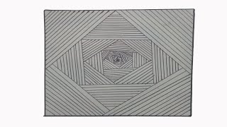 3D Optical illusion Amazing and Easy Free Hand Trick Art Drawing Video # 000