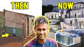 Top 10 Footballers Houses - Then and Now | Ronaldo, Neymar, Messi