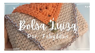 Bolsa em fio de malha ponto baixo  centrado