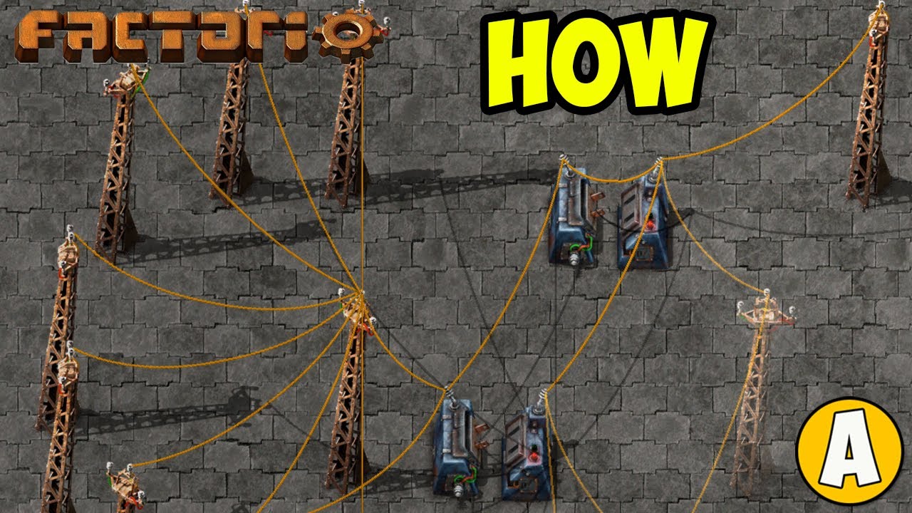 Factorio How To Use Wires 2025 Factorio Wires Factorio Wire Youtube