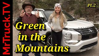 2023 Mitsubishi Outlander PHEV Hybrid Poudre Canyon mountain drive with MrTruck and Izzy, Pt. 2