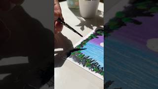 Easy Oil Pastel Painting Tutorial 😱🏞️🍁 #shorts #art #youtubeshorts #painting #viral #shortvideo
