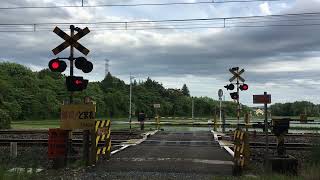 JR宇都宮線の踏切（那須塩原ー黒磯）栃木県