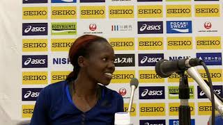 【セイコーゴールデングランプリ陸上2017川崎】Goldengrandprix2017 Women 1500m : JEPKOSGEI Nelly (KEN)