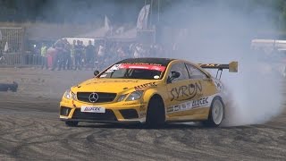 Modified Mercedes E-Coupe V8 500HP - DRIFT!