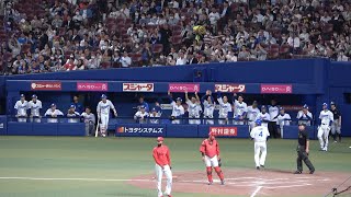 ルーキー村松プロ初タイムリー初打点の瞬間の中日ベンチ！（2023年5月11日）