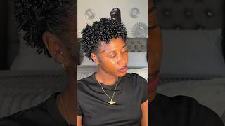 How I style my short natural hair using one product #aveda