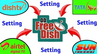 PAID DTH KO DD FREE DISH ME KAISE SETTING KARE || DD FREE DISH SETTING