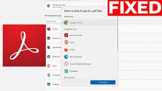 How To Fix PDF Files Opening in Chrome Instead of Adobe Reader