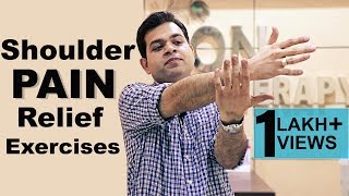 EXERCISES for Shoulder strengthening #ROTATOR CUFF | FAST RELIEF from Shoulder pain in hindi