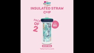 The First Years Insulated Straw Cup Pack Of 2.mov