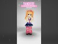 ROBLOX Yandere Simulator fits (Chibi Doll Girl) #roblox #robloxoutfits