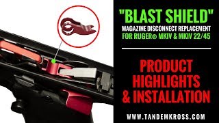 Ruger MKIV and 22/45 Magazine Disconnect Replacement | TANDEMKROSS 