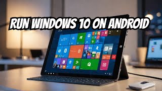 How to install windows 10 on android | How to run fastest windows on android | On VNC #windows