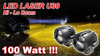 Review LED Laser U30 Hi Lo Beam