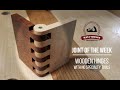 Making Wooden Hinges with NO Specialty Tools - Joint of the Week