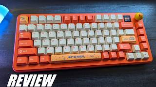 REVIEW: AJAZZ AK820 Max Wireless Mechanical Keyboard - LCD Screen \u0026 Knob - Orange Cheese Avocado?