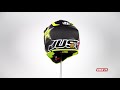 just1 j38 mx helmet mask rockstar matt 360 spin