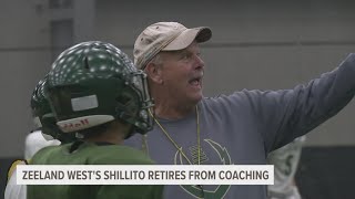 Legendary Zeeland West football coach John Shillito calls it a career