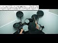 【ドラム譜面】青い春と西の空 結束バンド（ぼっち・ざ・ろっく！ bocchi the rock ）ドラム 叩いてみた【drum cover】