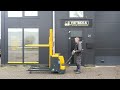 Werking VS-21010 Elektrische DUO stapelaar Jungheinrich Initiele lift 2250mm