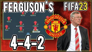 Replicate Sir Alex Ferguson's 07/08 Manchester Utd Tactics in FIFA 23 | Custom Tactics Explained