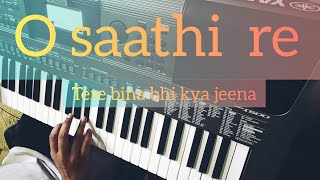 O sathi re tere bina bhi kya jeena | Amitabh Bachchan | muqaddar ka sikandar | keyboard cover