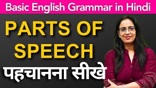 How to Identify Parts of Speech?? || for Beginners || Basic English Grammar in Hindi || Rani Ma'am