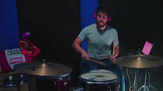 Drum Practice #15 - Triplets with flams around the toms