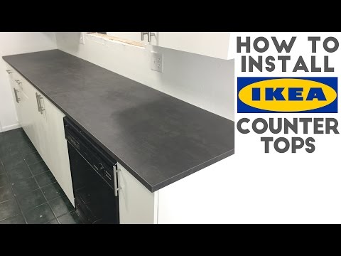 How To Install Laminate / IKEA Countertops | Quick and Easy! How To Install Laminate / IKEA Countertops | Quick and Easy!