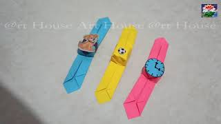 How to make a paper bracelet by Art House | Paper Bracelet DIY by Art House | Origami Bracelet