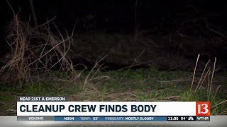 Neighborhood cleanup crew discovers body (11PM update)