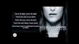 Love Me Like You Do   Ellie Goulding Fifty Shades Of Grey Soundtrack Lyric Video   1 Hour Music Segm