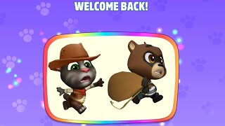 My Talking Tom Friends - Unlock Cowboy Hat vs Cowboy Outfit (Android,Gameplay #745)