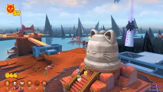 【ICE】mario 3d world狂怒世界 竹車侖島 貓咪太陽之力 ,mario 3d world / fury world Zhuchelun Island all cat sum shine