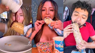 SOME OF THE BEST COOKIE DOUGH MUKBANGS | TIKTOK COMPILATION