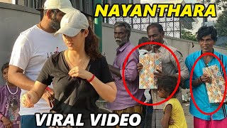 Nayanthara and Vignesh Shivan Distributed Gifts To Homeless People | TFPC