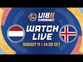 LIVE - NED v ISL | FIBA U18 Women's EuroBasket 2024 Division B | Class. Game for 11th Place