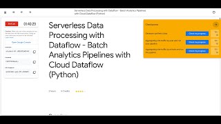 Serverless Data Processing with Dataflow - Batch Analytics Pipelines with Cloud Dataflow (Python )