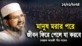 মানুষ মরার পর পূনরায় জীবন ফিরে পেলে যা করবে Mostak Foyezi New Waz