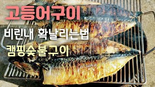 🇰🇷고등어구이 비린맛 이것으로 없앤다  🫕 굽는특급비법 캠핑요리로 최고