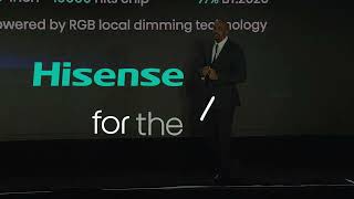 Hisense - veletrh CES 2025 - tisková konference