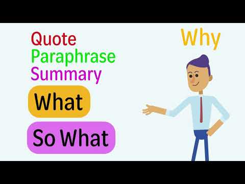 When should you paraphrase information instead of using a direct quote?