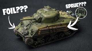 How to Upgrade M4 Sherman Tank With 0$? - UM 1/72 Scale Kit