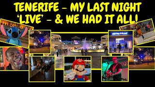 SUNDAY LIVE - TENERIFE - POLICE CHASE, AN ORCA, A GORILLA & JOHNNY CASH!