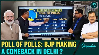 Delhi Exit Poll Result 2025: BJP Set for Comeback? AAP Faces Decline | Poll of Polls | Oneindia News