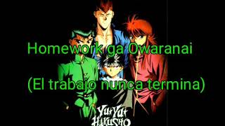 Yu yu hakusho ending 1 full sub español