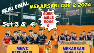 🔥Laga Panas Di Set 3-4 Kepuhsari Vs Mekarsari Sempu Lor