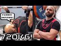 LA PEGGIOR PANCA PIANA DI SEMPRE IN UNA GARA DI POWERLIFTING - TOTALE 720 KG!